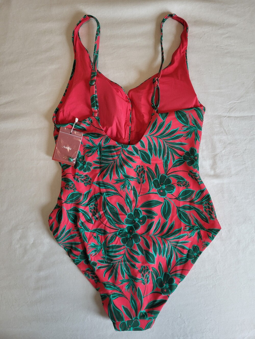 Andie The Milos One Piece Swimsuit (Palm Blossom) - Picture 2 of 6